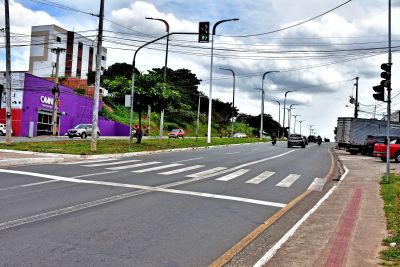 Prefeitura de São Luís segue com implantação da sinalização de trânsito na Avenida Jerônimo de Albuquerque