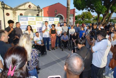 notícia: Na Semana da Pessoa com Deficiência, prefeito Eduardo Braide entrega “Centro Acessível”, no Centro Histórico de São Luís