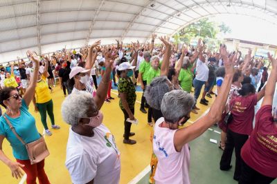 notícia: Prefeitura de São Luís e parceiros celebram Semana Nacional do Idoso com ações e serviços no Parque do Bom Menino