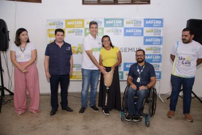 notícia: Prefeito Eduardo Braide melhora qualidade de vida de 54 amputados com entrega de próteses para pacientes de São Luís e outros 22 municípios do MA