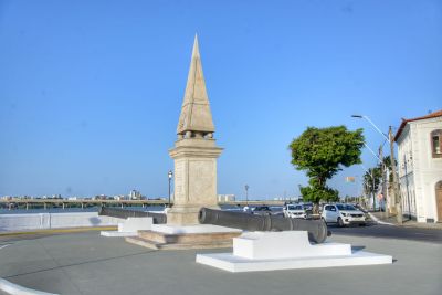 notícia: Monumento Pedra da Memória passa por obras de conservação realizadas pela Prefeitura de São Luís e é entregue à população  