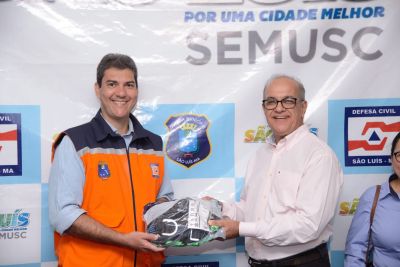 notícia: Prefeitura de São Luís recebe da Alumar equipamentos e materiais para reforçar atuação das forças de Segurança do Município