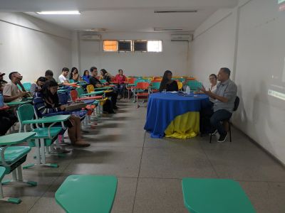 notícia: Comunicação da Prefeitura de São Luís é apresentada na UFMA de Imperatriz