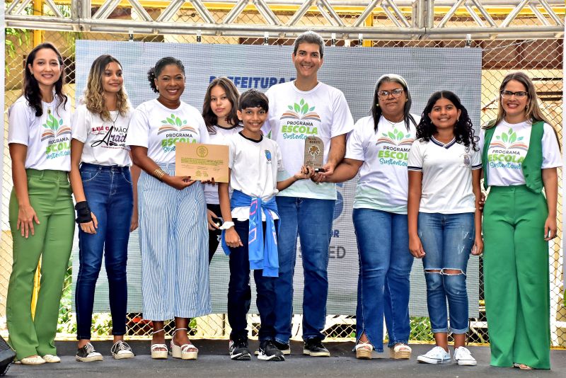 Prefeitura de São Luís entrega selo e lança novo edital do programa Escola Sustentável