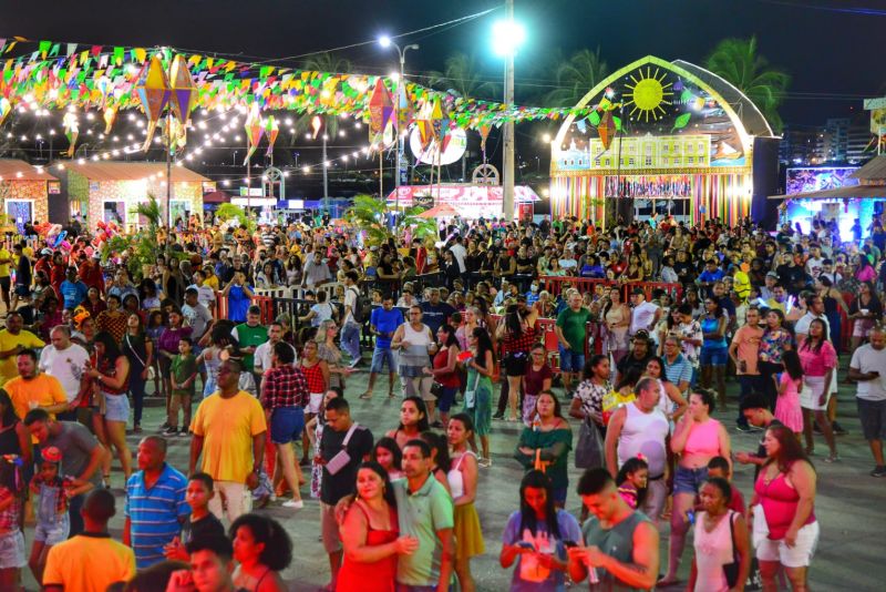 Arraial da Cidade: grupos folclóricos dão show de originalidade na véspera de São Pedro
