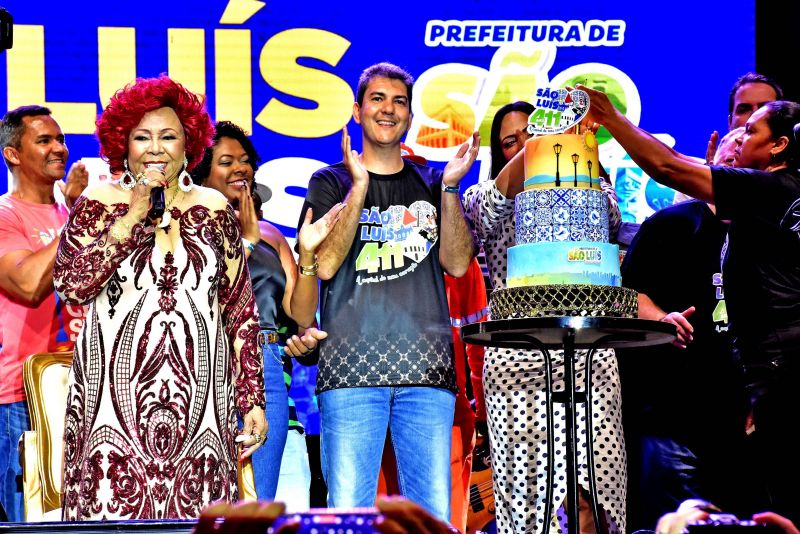 411 anos de São Luís são comemorados por mais de 80 mil pessoas com os shows de Alcione e Maiara & Maraísa em festa da Prefeitura na Maria Aragão