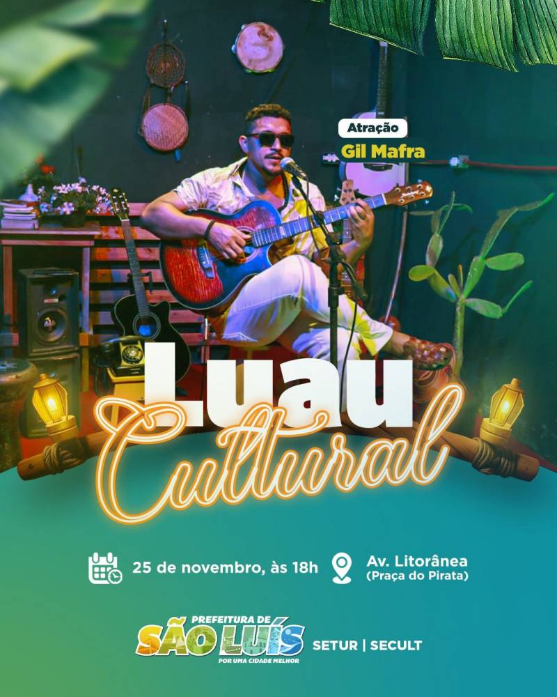 Prefeitura de São Luís promove primeira edição do Luau Cultural, na Avenida Litorânea