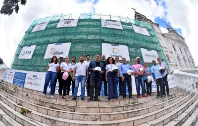 notícia: Grupo de Santa Catarina visita São Luís para conhecer ações da Prefeitura voltadas para a preservação e conservação do patrimônio histórico