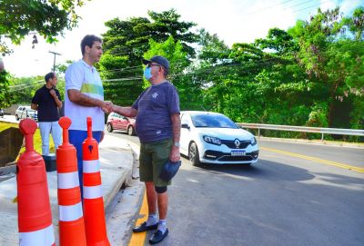 notícia: Prefeito Eduardo Braide entrega obra de infraestrutura da área Pedra Caída e põe fim em trecho crítico da região
