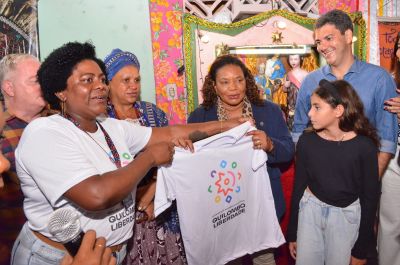 Prefeito Eduardo Braide acompanha ministra da Cultura, Margareth Menezes, em visita ao Quilombo Urbano Liberdade