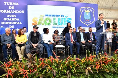 Prefeito Eduardo Braide forma 138 novos guardas municipais para reforçar a segurança em São Luís