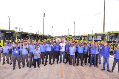 Galeria: Prefeito Eduardo Braide reforça transporte público de São Luís com entrega de 57 ônibus novos