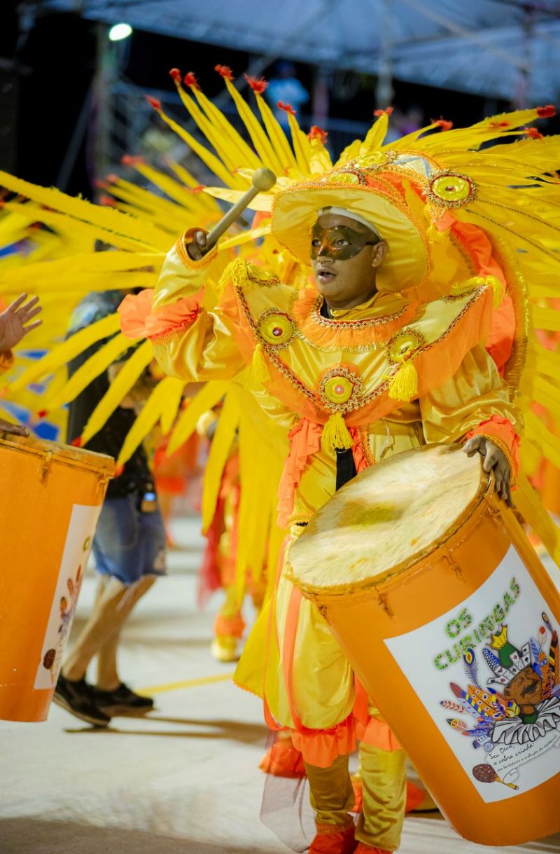 Prefeitura de São Luís abre alas para sete blocos tradicionais e cinco escolas de samba na segunda noite de desfiles na Passarela do Samba Chico Coimbra