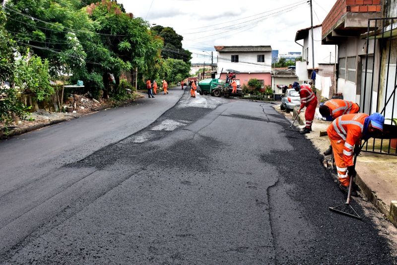 Prefeito Eduardo Braide leva asfalto para todas as ruas da Vila 7 de Setembro