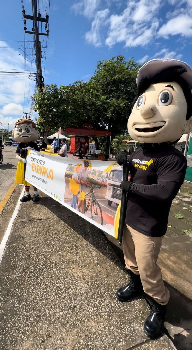 Prefeitura de São Luís conscientiza sobre trânsito seguro com campanha Maio Amarelo