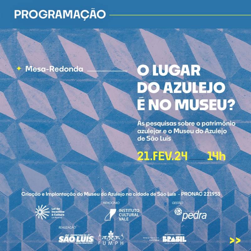 Prefeitura de São Luís e parceiros promovem encontro curatorial para implantação do primeiro Museu do Azulejo do Brasil