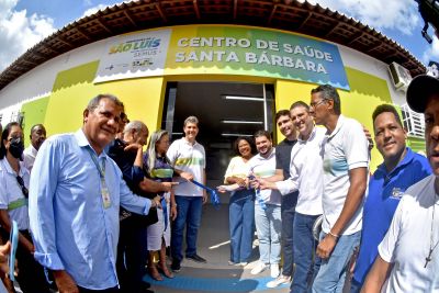 notícia: Prefeito Eduardo Braide inaugura novo Centro de Saúde Santa Bárbara, na Zona Rural de São Luís