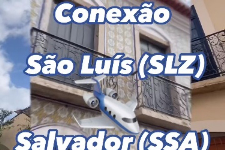 E essa conexão São Luís 🛩️ Salvador?! 🤩
